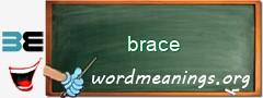 WordMeaning blackboard for brace